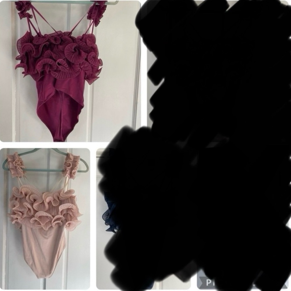 Free people for the frill of it bodysuit bundle